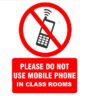 Restrictions on Use of mobile phones in the classrooms