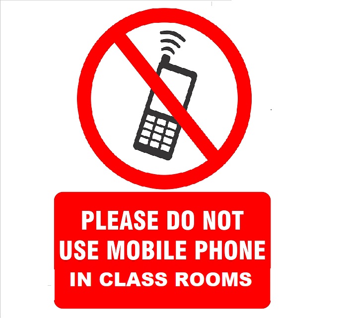 Restrictions on Use of mobile phones in the classrooms