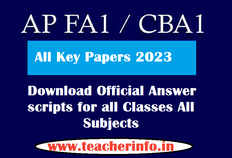 FA1 CBA KEY PAPERS 2023