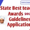 Revised Guidelines for State Teacher Awards 2023