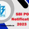 SBI PO 2023 Notification for 2000 Probationary Officers