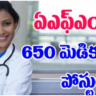 AFMS Recruitment 2023: ఏఎఫ్‌ఎంఎస్‌లో 650 పోస్టులు.. ఎవరు అర్హులంటే..