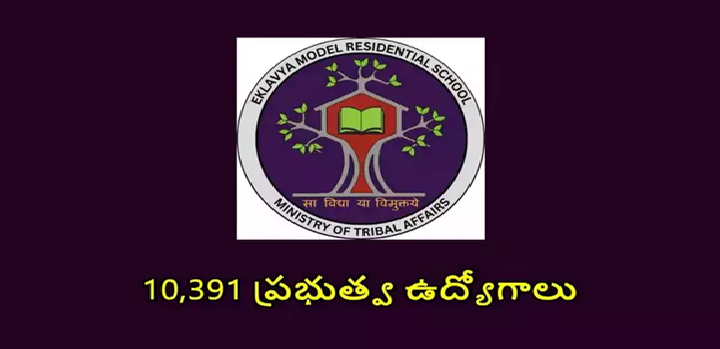 EMRS : 10,391 ప్రభుత్వ ఉద్యోగాలు.. ఈనెల 19వరకు అప్లయ్‌ చేసుకోవచ్చు