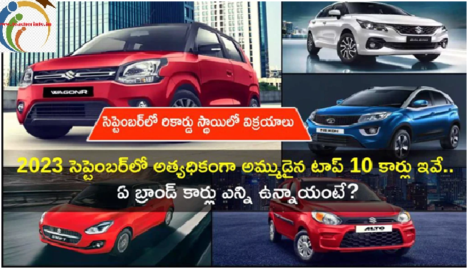 Top 10 Cars in September : 2023 సెప్టెంబర్‌లో అత్యధికంగా అమ్ముడైన టాప్ 10 కార్లు