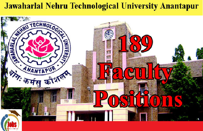 JNTU Engineering Faculty Jobs 2023: JNTUA లో 189 ఫ్యాకల్టీ పోస్టులు… దరఖాస్తుకు చివరి తేదీ ఇదే!