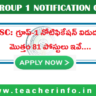 APPSC: గ్రూప్-1 నోటిఫికేషన్‌ విడుదల.. మొత్తం 81 పోస్టులు ఇవే….