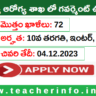 HMFW:  జిల్లా వైద్యారోగ్యశాఖలో గవర్నమెంట్ ఉద్యోగాల భర్తీకి నోటిఫికేషన్ విడుదల…