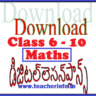 Class 6 – 10 Maths Digital lesson plans without watermark