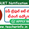 AP RGUKT: ఏపీ ట్రిపుల్ఐటీలో 194 టీచింగ్ పోస్టుల భర్తీ కి నోటిఫికేషన్ విడుదల.. AP IIIT Recruitment 2024