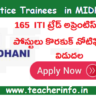మిధాని లో ITI ట్రేడ్ అప్రెంటిస్  165 ట్రైనీ పోస్టులు కొరకుక్ నోటిఫికేషన్ విడుదల
