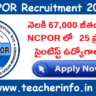 నెలకి 67,000 జీతం తో NCPOR లో 25 ప్రాజెక్ట్ సైంటిస్ట్ పోస్టుల ఉద్యోగాలు .