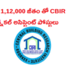 CBIR: నెలకి 1,12,000 జీతం తో సీబీఆర్‌ఐ లో టెక్నికల్ అసిస్టెంట్‌ పోస్టులు