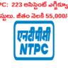 NTPC: ఎన్‌టీపీసీలో 223 అసిస్టెంట్ ఎగ్జిక్యూటివ్ పోస్టులు . జీతం నెలకి 55,000/-